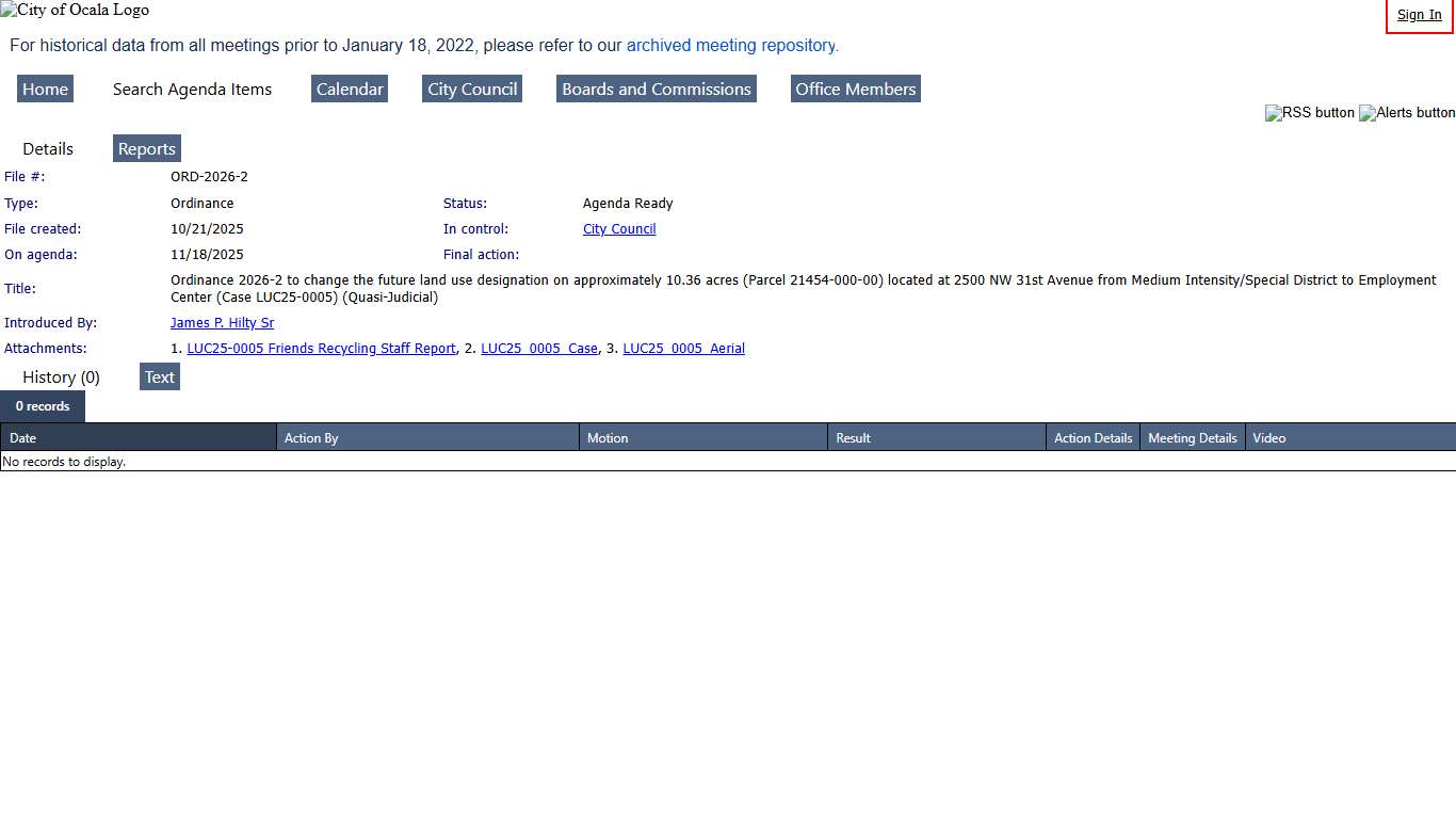 Ocala - File #: ORD-2026-2